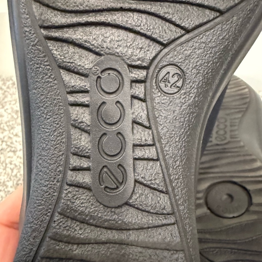 Ecco Women's Black Goretex Waterproof Slip-On Loafer Shoes Size 11-11 1/2. - Picture 8 of 10